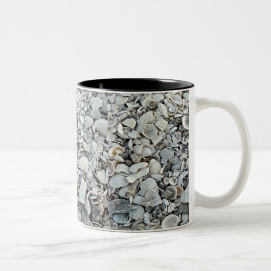 Shoreline Shells Two-tone look Tweekleurige Koffiemok (Rechts)