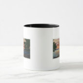 Shoreline Sunset Uitzicht met pier Mok (Midden)