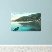 Shoreline Uitzicht South Sausalito Sausalito, CA Canvas Afdruk (Insitu (Houten vloer))