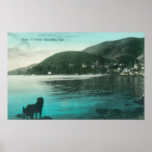Shoreline Uitzicht South Sausalito Sausalito, CA Poster