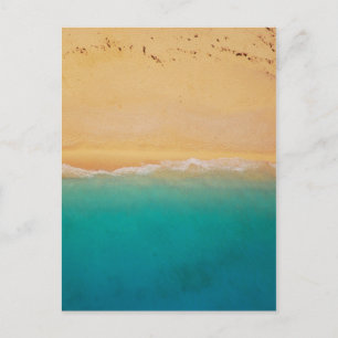 Shoreline van boven briefkaart