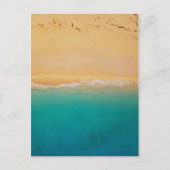 Shoreline van boven briefkaart (Voorkant)