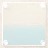 Shoreline van boven glazen onderzetter (Achterkant)