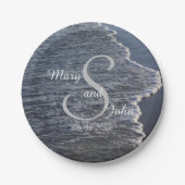 Shoreline Wedding Papieren Bordje (Voorkant)