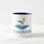 ShoreRivers-mok Tweekleurige Koffiemok (Center)