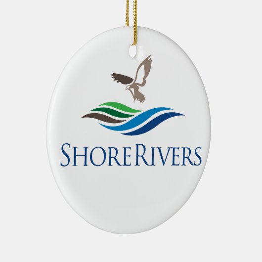 ShoreRivers vakantieversiering Keramisch Ornament (Rechts)