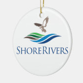 ShoreRivers vakantieversiering Keramisch Ornament (Links)