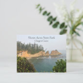 Shores Acres State Park, Oregon Coast Briefkaart (Staand voorkant)