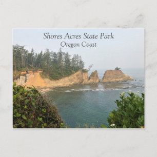 Shores Acres State Park, Oregon Coast Briefkaart