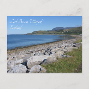 Shores of Loch Broom, Ullapool, Schotland Briefkaart