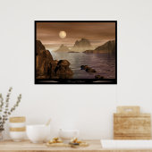 Shores van eenzaamheid poster (Keuken)