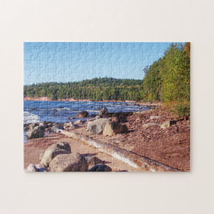 Shores van het meer van Superior Legpuzzel