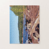 Shores van het meer van Superior Legpuzzel (Verticaal)