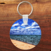 Shores van het meer van Superior Sleutelhanger (Voorkant)