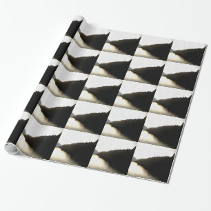 Shores van schaduwlandschapskunst cadeaupapier