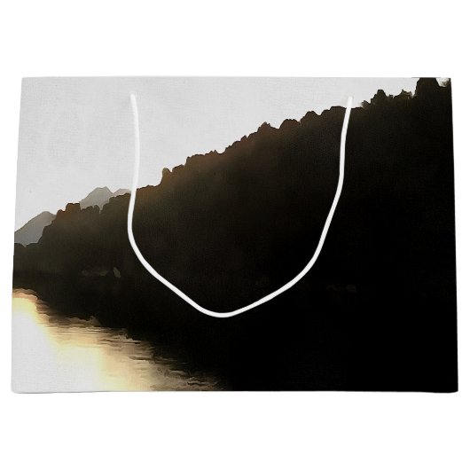 Shores van schaduwlandschapskunst large cadeautasje (Voorkant)