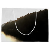 Shores van schaduwlandschapskunst large cadeautasje (Achterkant)