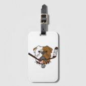 SHORESY Sudbury Bulldogs Bagagelabel (Voorkant (verticaal))