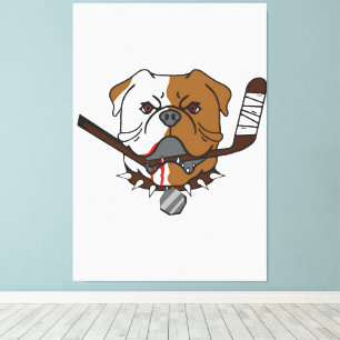 SHORESY Sudbury Bulldogs Canvas Afdruk