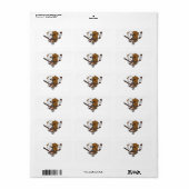 SHORESY Sudbury Bulldogs Etiket (Full Sheet)