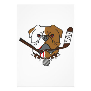 SHORESY Sudbury Bulldogs Foto Afdruk