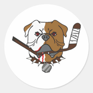 SHORESY Sudbury Bulldogs Ronde Sticker