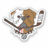 SHORESY Sudbury Bulldogs Sticker (Voorkant)