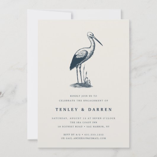 Shorevogel | Uitnodiging van de indienende partij (Voorkant)