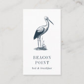 Shorevogel | Verticaal Visitekaartje (Voorkant)