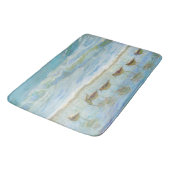 Shorevogels, een dag bij het strand badmat (Gekanteld)