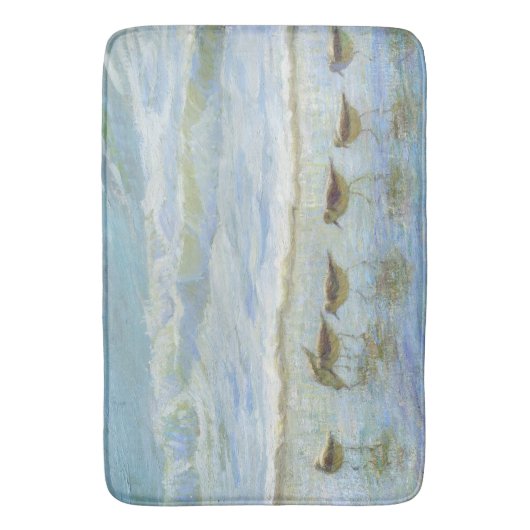 Shorevogels, een dag bij het strand badmat (Voorkant Verticaal)