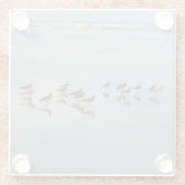 Shorevogels Glazen Onderzetter (Achterkant)