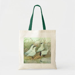  Shorevogels in Marsh door Louis Fuertes Tote Bag