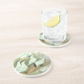  Shorevogels in Marsh door Louis Fuertes Zandsteen Onderzetter (Zijkant)