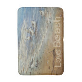 Shorevogels op het strand / kustdek badmat (Voorkant Verticaal)