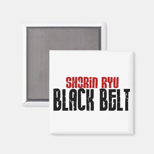 Shorin Ryu Black Belt Karate Magneet (Voorkant / Achterkant)