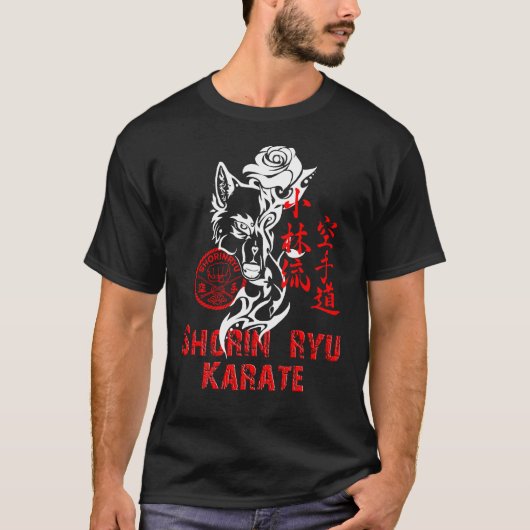 Shorin Ryu Karate Lone Wolf - Karate Art T-Shirt (Voorkant)