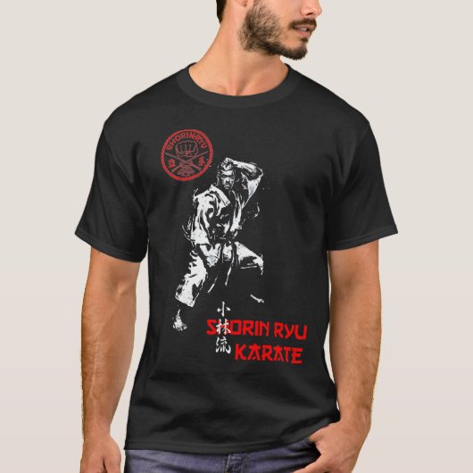 Shorin Ryu Karateka van Zanshin-Art - Budo T-Shirt (Voorkant)