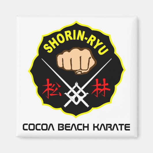 SHORIN RYU MAGNEET (SELECTEER UW EIGEN GROEPSNAAM) (Voorkant)