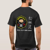 SHORIN RYU MATSUBAYASHI 2 DARK SIED KARATE SHIRT (Achterkant)
