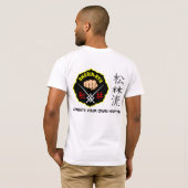 SHORIN RYU MATSUBAYASHI TWEE ZIJDE KARAAT SHIRT (Achterkant volledig)