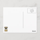 Shorkie Cartoon Briefkaart (Achterkant)
