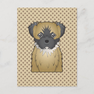 Shorkie Cartoon Briefkaart