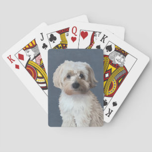 Shorkie hond huisdier portret pokerkaarten