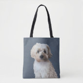 Shorkie hondenportret canvas tas (Voorkant)
