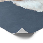 Shorkie-hondenportret Poster (Hoek)