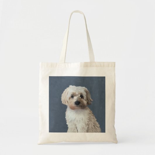 Shorkie-hondenportret Tote Bag (Voorkant)