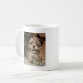 Shorkie Puppy Koffiemok (Voorkant links)
