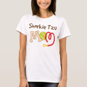 Shorkie Tzu Hondenras Mam Gift T-shirt (Voorkant)
