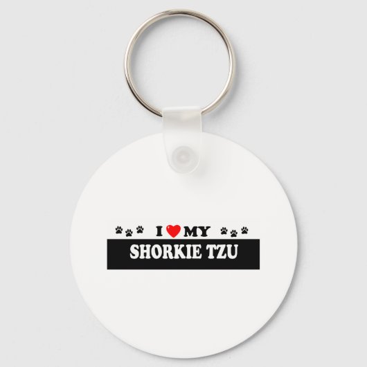 SHORKIE TZU SLEUTELHANGER (Voorkant)